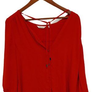 Reitmans Red Blouse
